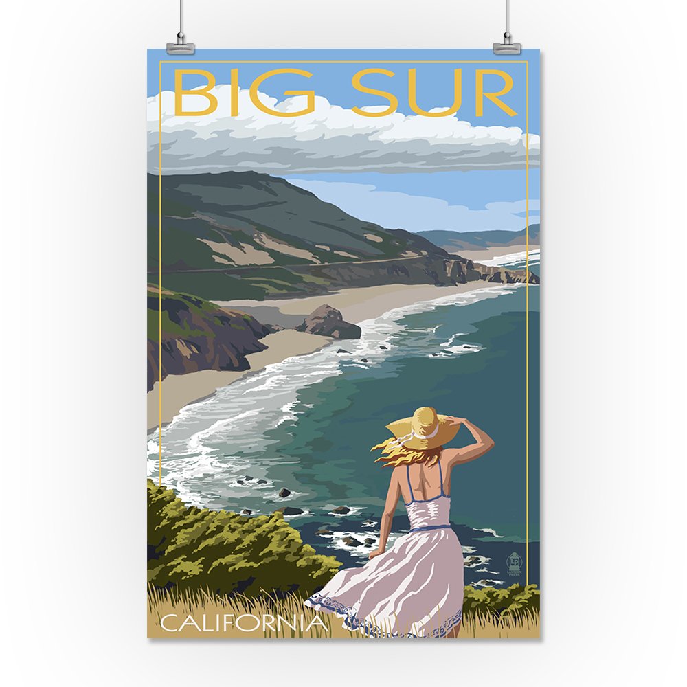 国産 Big Sur カリフォルニアcoastシーン 16 X 24 Giclee Print Lant 16x24 B00n5ceumy 16 X 24 Giclee Print Studioweb Com