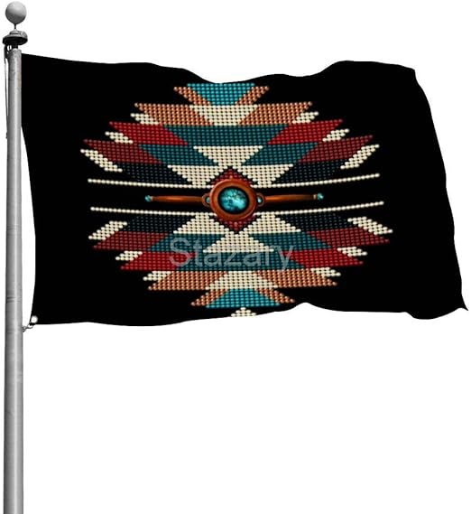Amazon Com Southwest Native American Sunburst Polyester Fade Resistant Home Garden Flag Yard Outdoor Indoor Flag Decorative Garden Outdoor