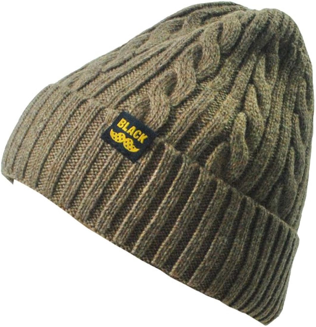 ACVIP Mens Polyester Knit Folded Brim 