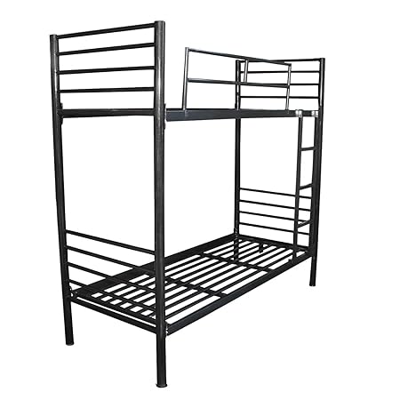 s k modern art Iron Bunk Bed (Black)