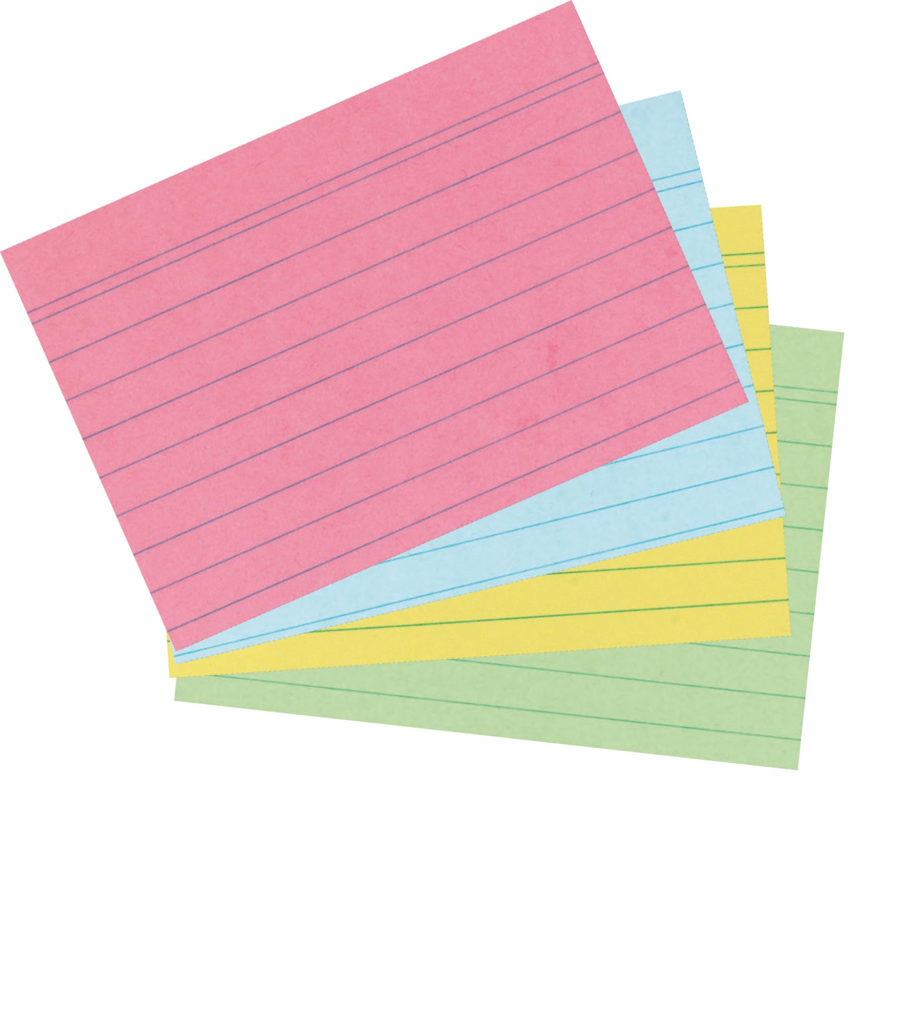 Herlitz 1150507 Index Cards, Pack of 100 A7 multi-coloured