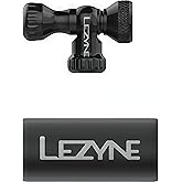 LEZYNE Control Drive CO2 Bike Tire Inflator - Presta & Schrader Compatible Aluminum CO2 Inflation Pump with Twist Control Val