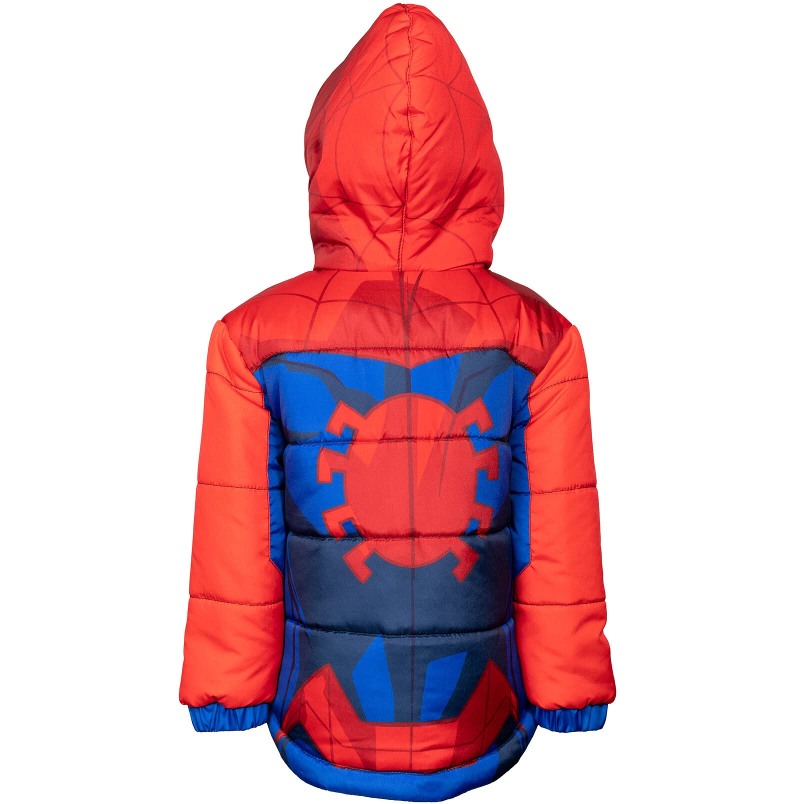 Marvel Zip Up Cosplay Puffer Jacket Toddler to Big Kid Sizes (2T - 14-16)