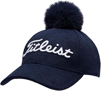 Amazon Titleist レディース 冬用 ゴルフキャップとサンバイザー ポンポンウールキャップ ビーニー バイザー ニットバイザー タイトリスト Titleist スポーツ アウトドア