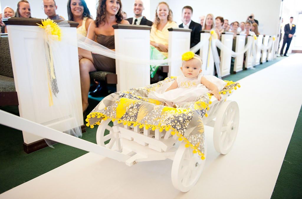 wedding wagon for flower girl