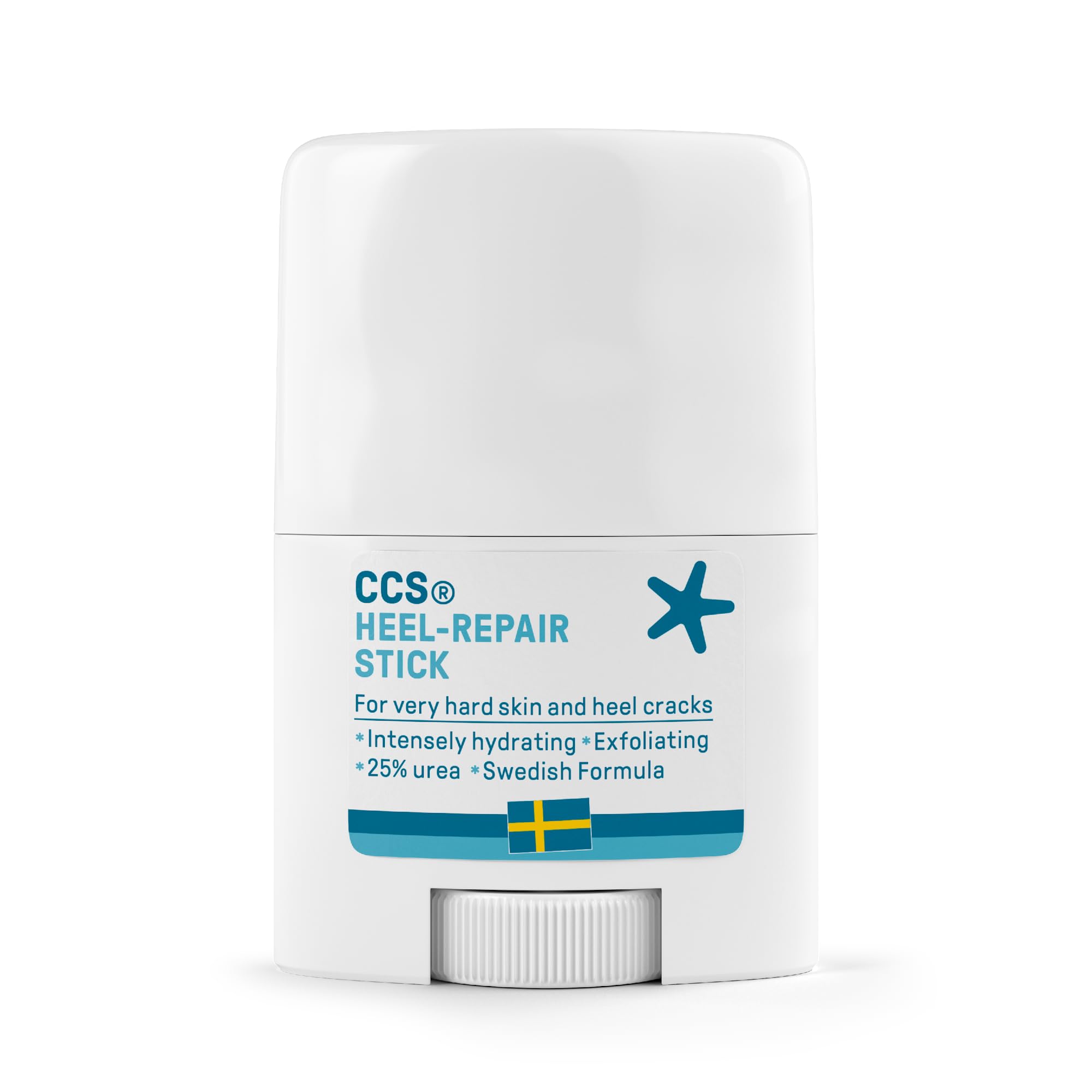 CCS Heel Repair Stick for very dry feet and cracked heels - 25% Urea effectively hydrates and softens dry feet 25ml