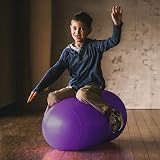 DASKING Peanut Ball for Kids Therapy 90x45cm Anti Burst Exercise Ball with Pump view 6