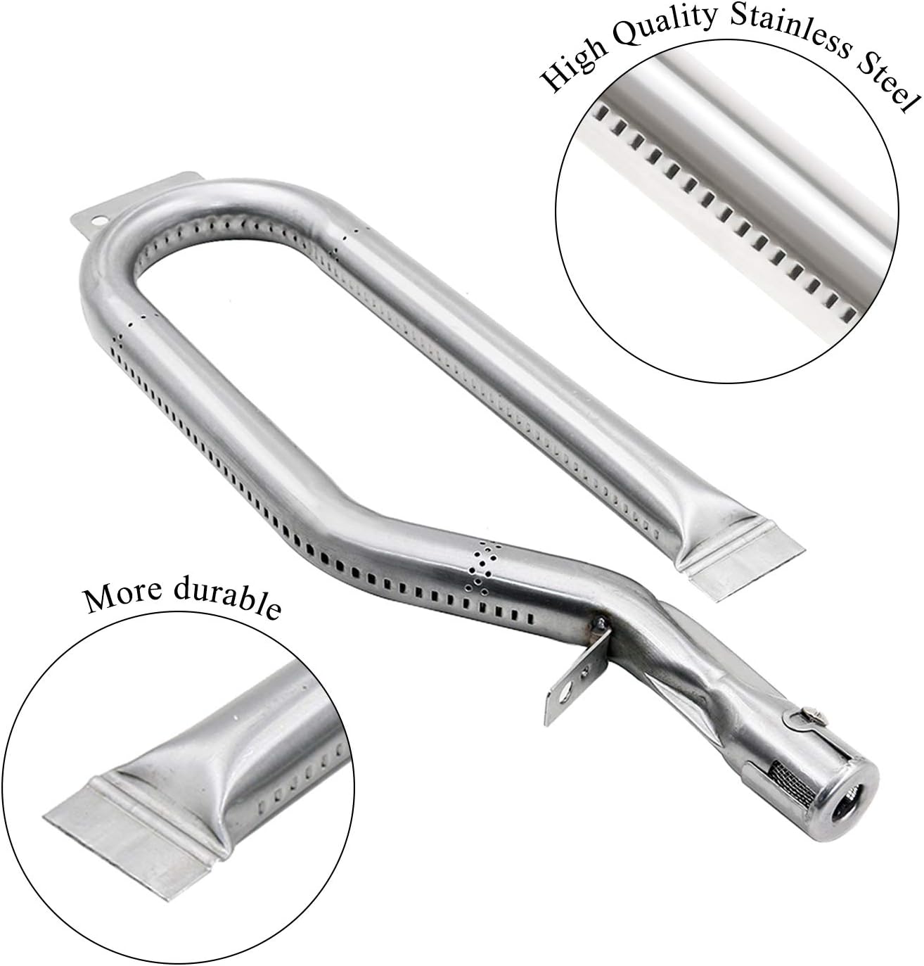 Hisencn Grill Repair Kit Replacement for Members Mark BQ05046-6, BBQ Pro BQ05041-28, BQ51009, Sam's Club, Outdoor Gourmet Gas Grill Models, Stainless Steel Pipe Burner Tube, Heat Plate Tent Shield : Garden & Outdoor
