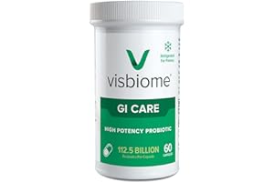 Visbiome® GI Care - High Potency Probiotic - 112.5 Billion CFU Live Probiotics, Original De Simone Formulation, Made in USA, 60 Capsules.