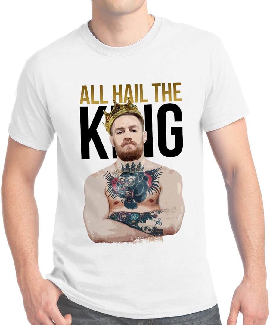 Conor McGregor t Shirt, All Hail The King tee, MMA t Shirt, Short