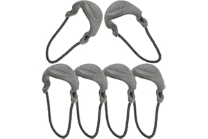 MAXPEDITION Positive Grip Zipper Pulls (Small, Gray) Pack of 6, Zipper Pull Replacement for Tactical Backpack, EDC Pouch, Bug Out Bag & Luggage, Sling Pull Tab, PZSGRY
