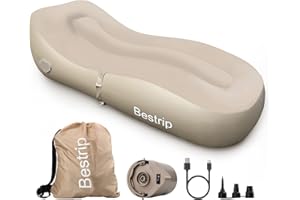 Bestrip Canapé-lit gonflable avec pompe à air intégrée rechargeable