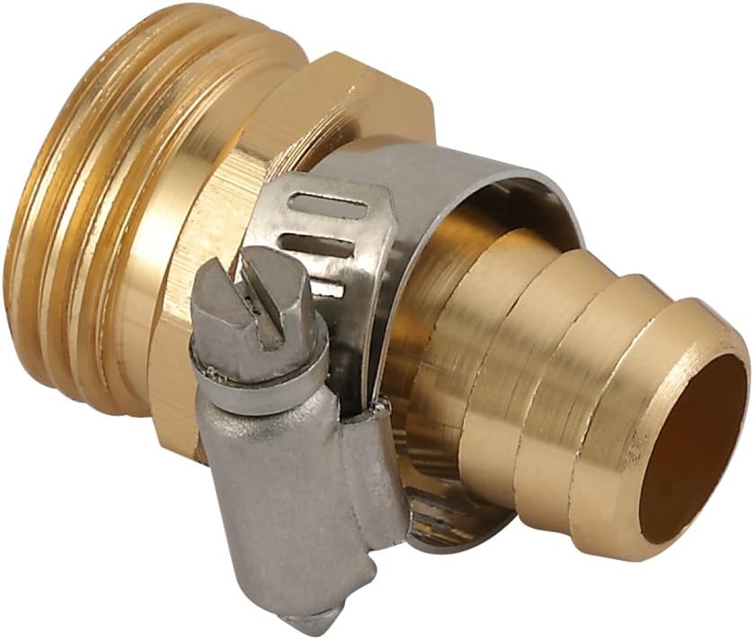 OurRich Garden Hose Repair Kit Alu Water Hose Mender 5/8" with Stainless Steel Clamp, Female and Male Hose Connector 3Sets : Garden & Outdoor