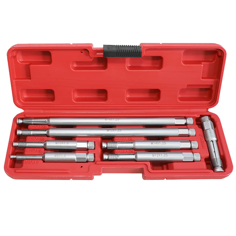 Photo 1 of DPTOOL Back Tap Spark Plug Thread Repair Tool 14mm 12mm 18mm 10mm 8mm M8 M10 M12 M14 M18 Thread Chase Tap Kit