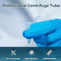 100Pcs 2ml Centrifuge Tubes with Snap Cap, Small