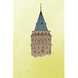 Istanbul Notebook – 120 Blank Pages: Vintage Istanbul Art Journal with Galata Tower 6×9 inch Unlined Notebook