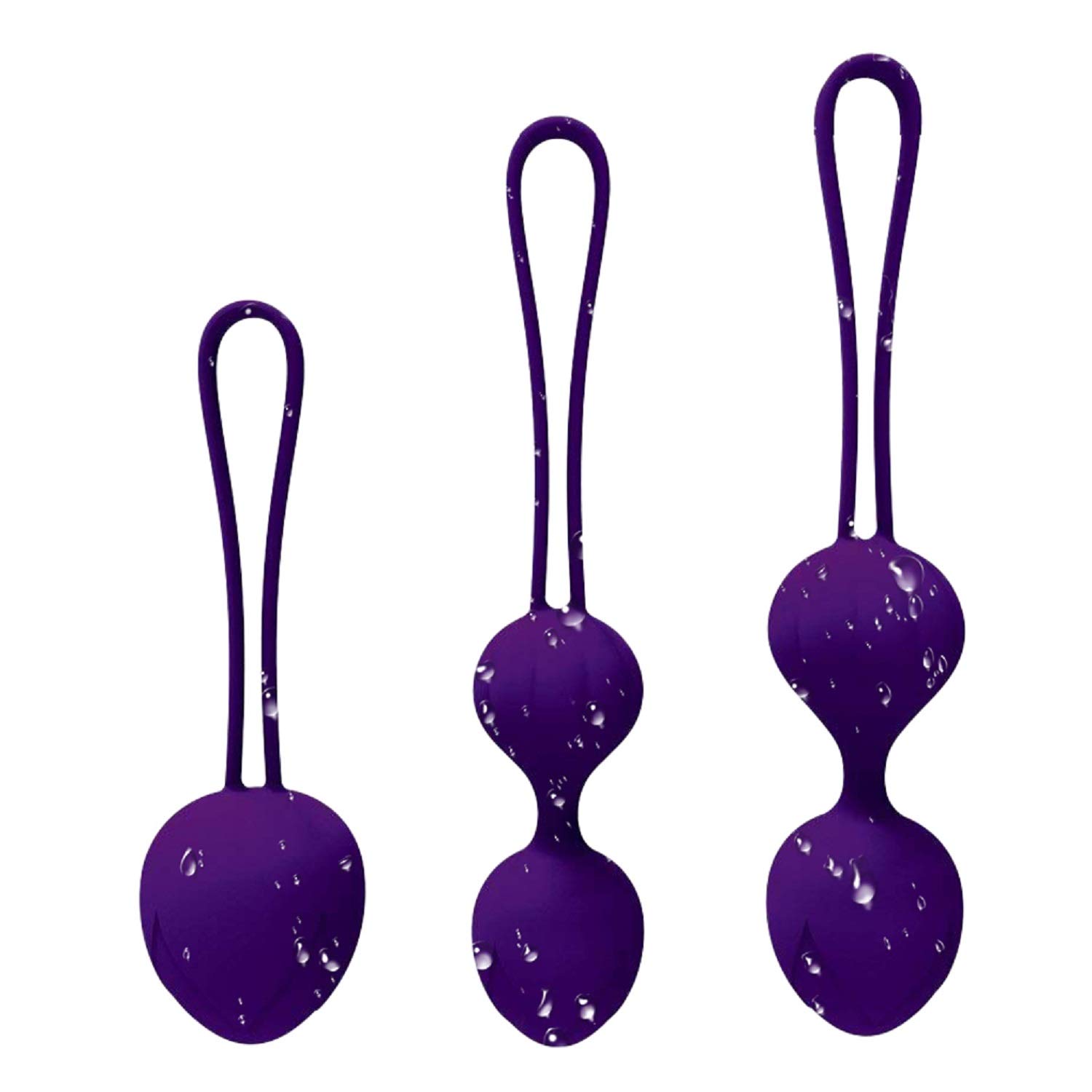 Kegel Balls Exercise Weights Kit for Bladder Control and Incontinence Pelvic Floor Toner for Women and Post-Pregnancy Recover Set