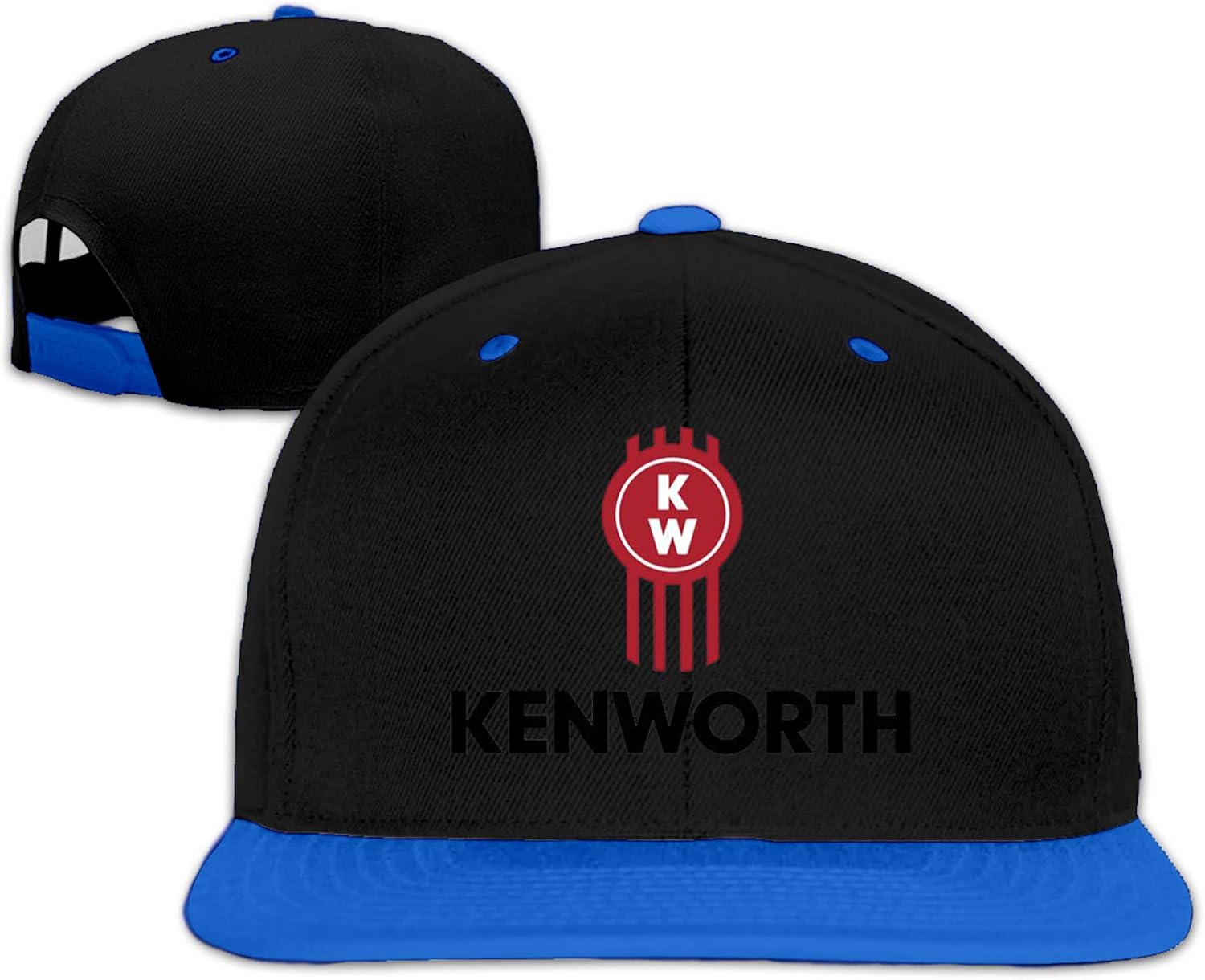 nigclor Kenworth Hat Adjustable Hip Hop Flat Brim Baseball Cap Trucker