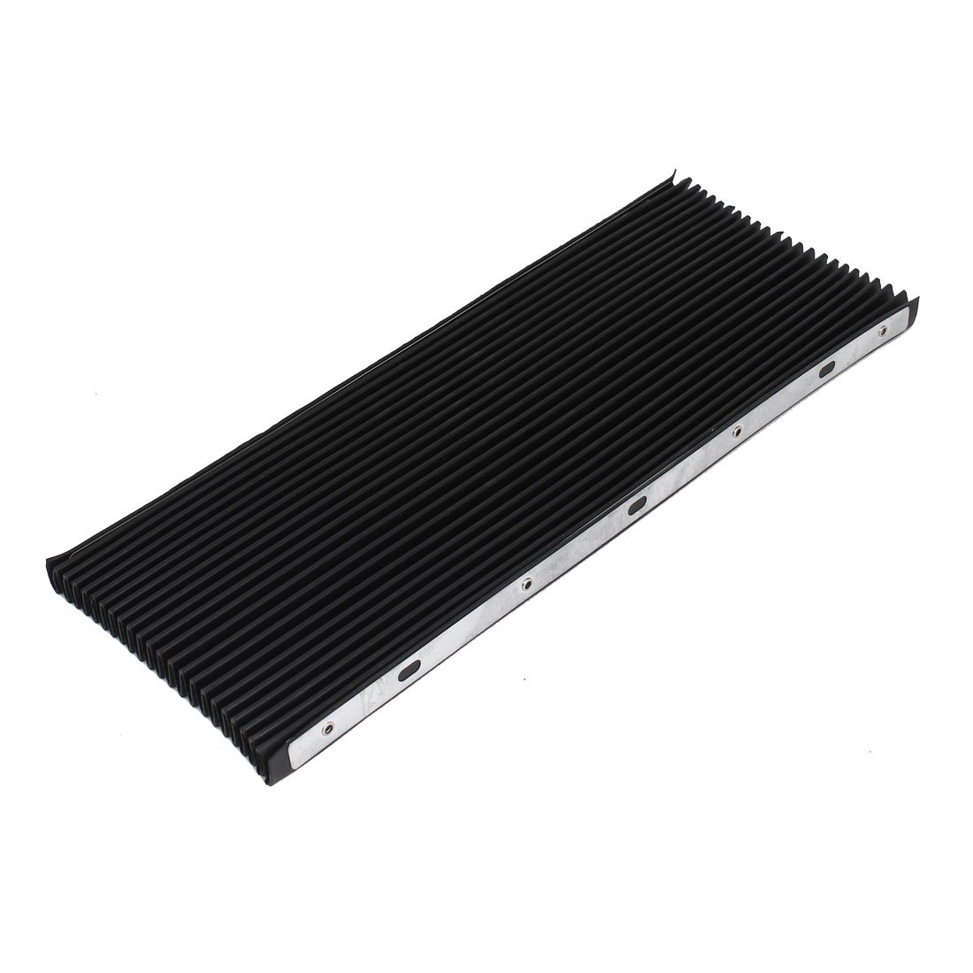 sourcingmap Rubber Machine Tool Foldable Accordion Cover Shield Guard 50cm x 40cm