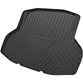 Civic Sedan Cargo Mat - Compatible with 2016-2021 Models，All Weather Rear Cargo Liners Trunk Tray Floor mats，3D Tech Modeling Waterproof Durable Odorless TPO Accessories, No 2-Doors/Hatchback Models