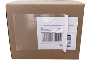500PCS 9.5" x 12" Self-Adhesive Clear Packing List Envelopes, Plastic Mailing Labels for Envelope, Waterproof Shipping Pouch 
