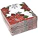 Gift Boutique Plates and Napkins Set Serves 50 Includes 50 Paper Dinner Plates 50 Dessert Plates and 50 Luncheon Napkin for Christmas Party Holiday Disposable Dinnerware Table Pack Made in USA