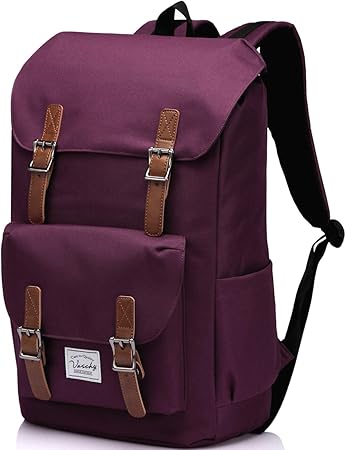 burgundy bookbag
