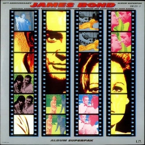 Original album cover of 10th Anniversary James Bond Superpak by James Bond themes