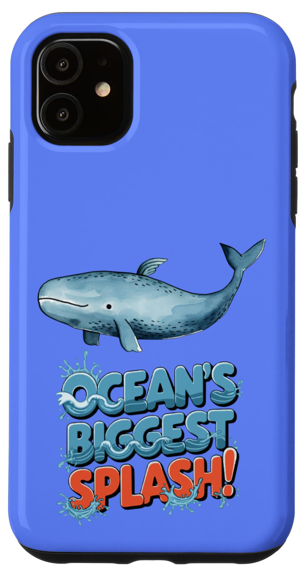 iPhone 11 Whale Ocean biggest splash Case