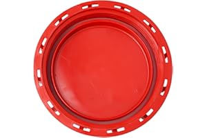 Red IBC Tank Cover with Gasket for 1000L Tote, High Density Polypropylene Lid for Water Liquid Storage, Good Seal Bulk Contai
