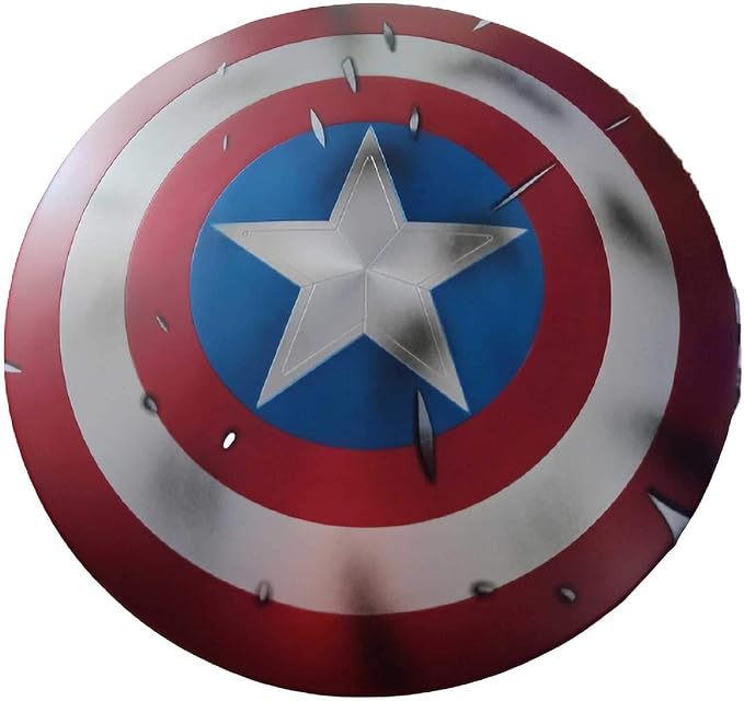 captain america shield 75th anniversary metal