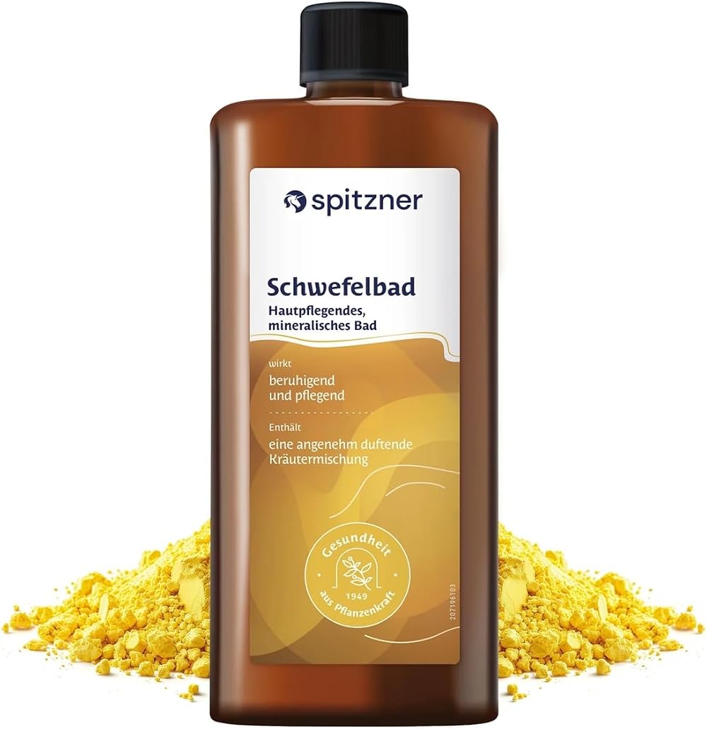 Spitzner Sulphur Bath 1 Litre - Spa Quality Wellness Treatment