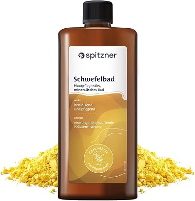 Spitzner Sulphur Bath 1 Litre - Spa Quality Wellness Treatment