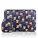 Kamor Bohemian Style Animal World Canvas Fabric 13.3-Inch Laptop Sleeve Case with Macbook Charger Case for Apple MacBook Air / Apple Macbook Pro, Owl Blue & Brown