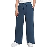 Weintee Women's Petite Wide Leg Sweatpants Petite Length