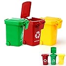 AITING Kids Push Toy Vehicles Garbage Truck's Trash Cans