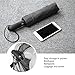 VANWALK Travel Umbrella - Windproof Compact Umbrella with Double Canopy Construction - Auto Open&Close,Sturdy, Portable and Lightweight + (Black, 45inch)