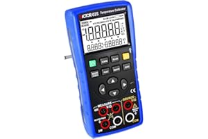 YuqiaoTime Victor 02+ Thermocouple Calibrator Imput and Output Source 8 Types of Thermocouple Measurement-R/S/K/E/J/T/B/N(Vic