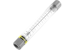 WALFRONT Tube Type 0.5-5 GPM / 1.8-18 LPM Flow Meter for Gas Liquid Pipeline Flowmeter