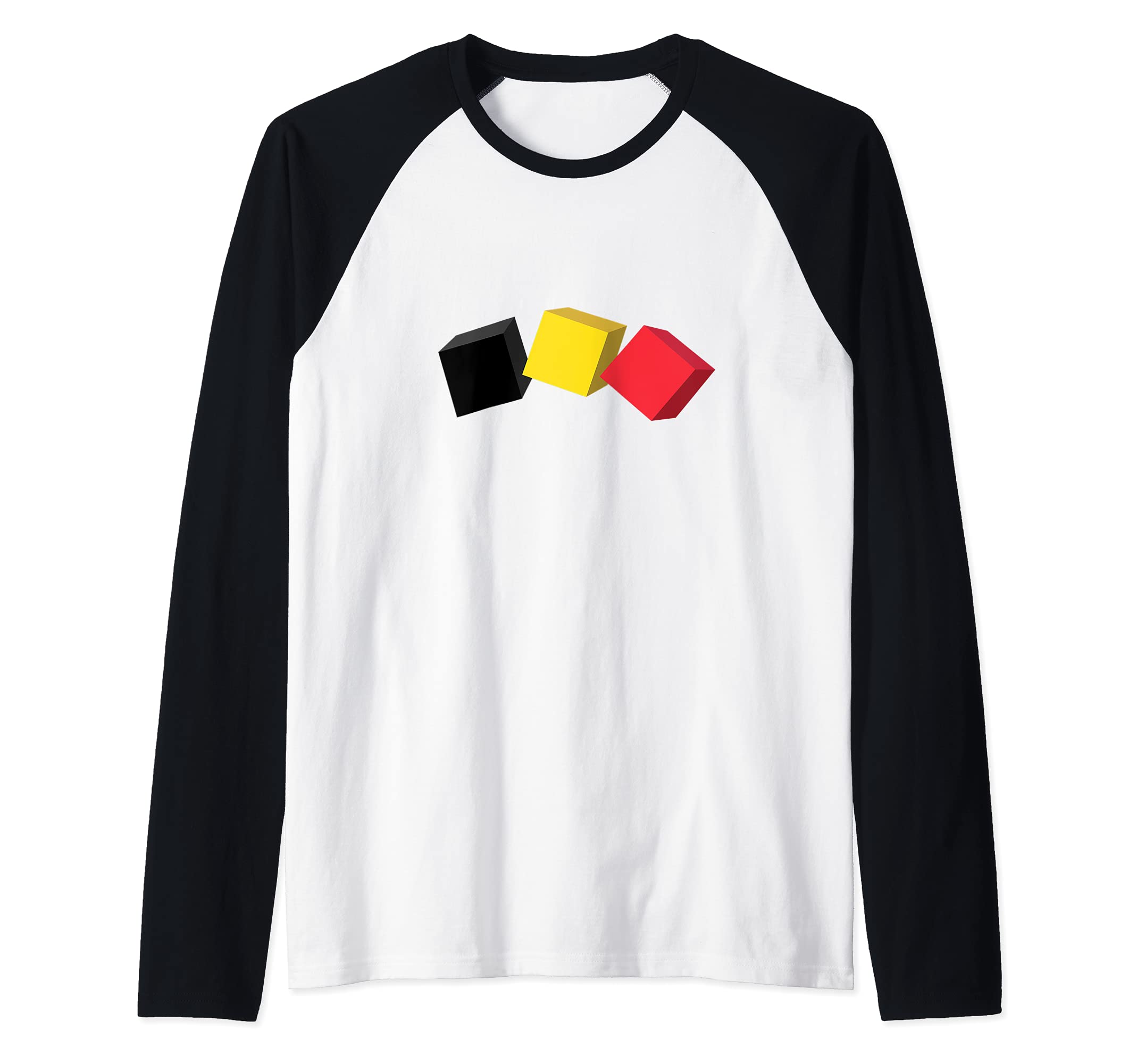 Flag Belgium Raglan Baseball Tee