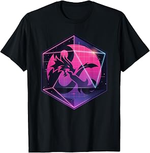 Dungeons & Dragons Ampersand in 3D Dice T-Shirt