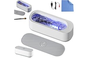 Corvante - Clearzy Ultrasonic Cleaner, Clearzy Ultrasonic Glasses Cleaner, Deep-Cleans Oil, for Glasses, Rings, Necklace, Jew