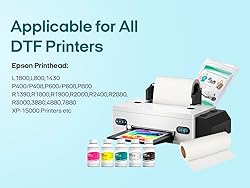 Procoloredfun DTF Ink 1500 ml and Powder Set 6 x