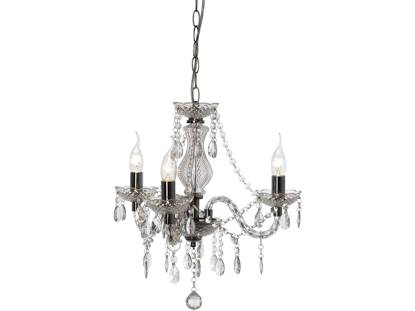 Reality R11073000 Luster Chandelier with Chrome
