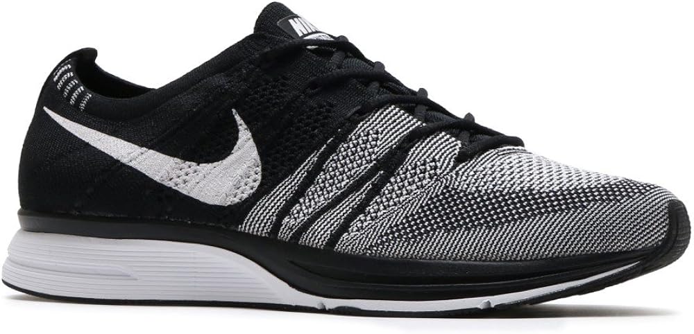 nike flyknit trainer white black