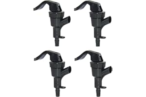 PERA 4 Pack Picnic Tap Faucet Disconnects Spigot keg Bottling Bucket Tap