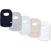 Burt’s Bees Baby Organic Baby Bibs – 100% Cotton Newborn Infant Bibs for Baby Boys & Girls