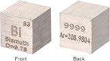 PATIKIL Bismuth Cube 10mm High Density Element Cube for Lab and Class view 3