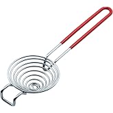 CAMKYDE Egg Separator Food Grade Stainless Steel Egg Yolk White Separation Tool (Red)