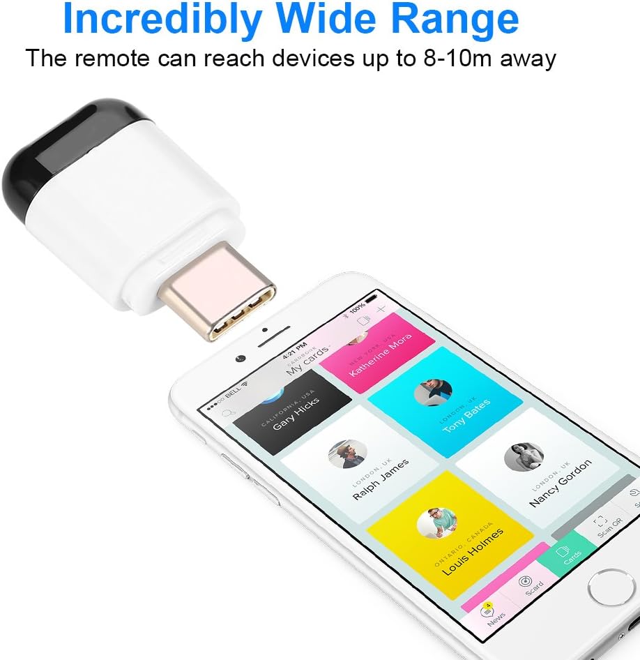 Kafuty Remote Control for Android Type-C Micro USB IR Control for Universal Mobile Phone/TV/DVD Player/Set-Top-Box/Air Conditioner/Projector/Light/Fan/Refrigerator(Type-C) - Image 3